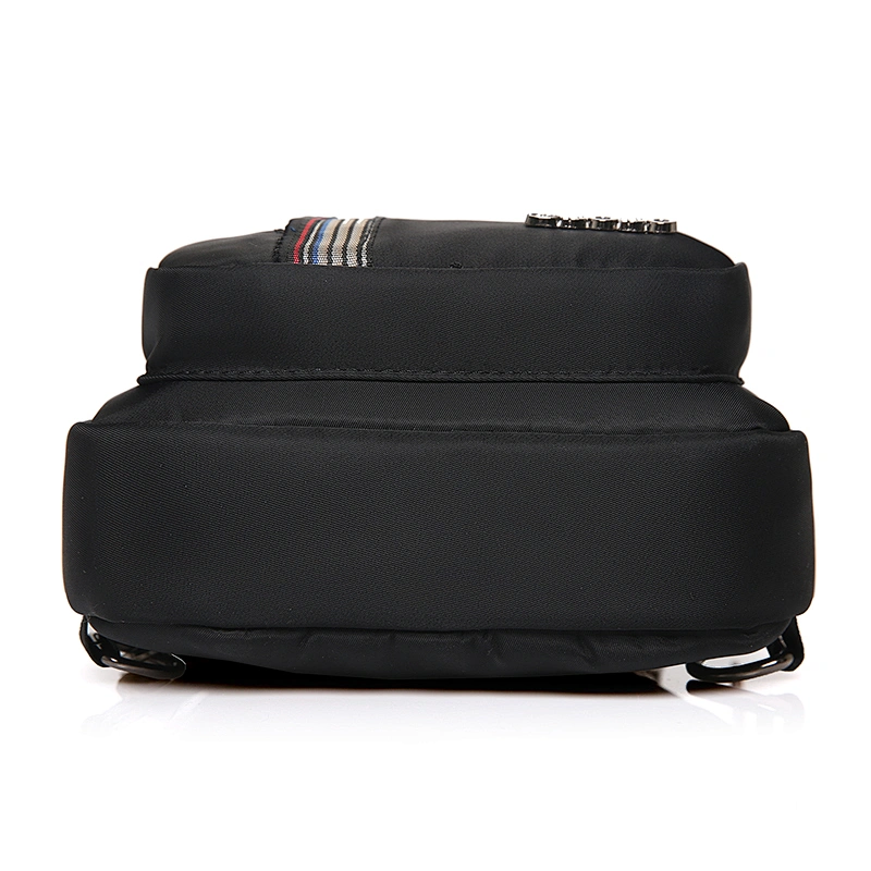 Waterproof outdoor crossbody messenger chest shoulder sling bag wiht earphone outlet