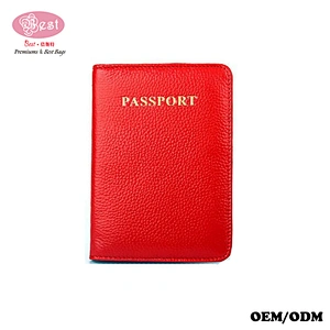 The Best Selling On Line Shopping Real Leather Passport Holder Multi Functional Passenger Travel Passport Holder Wallet