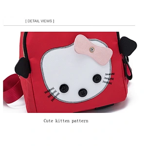 2020 Amazon top sellers korean style durable waterproof big capacity cartoon cute cat kids school bag for school