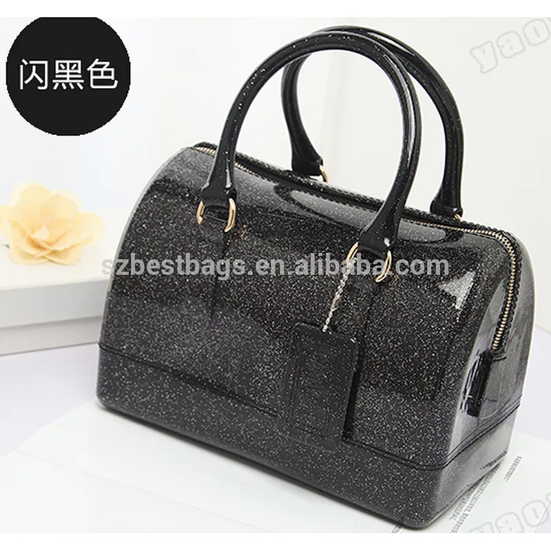wholesales Women's Doctor Style Pillow-Shaped candy color Handbag;Jelly bag ;jelly bag handbags fashion PVC ;Jelly bag silicone