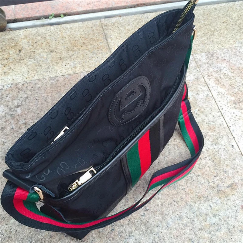 Popular Model purses handbags striped fashion borse firmate tote bag borse donna firmate customize shoulder bags