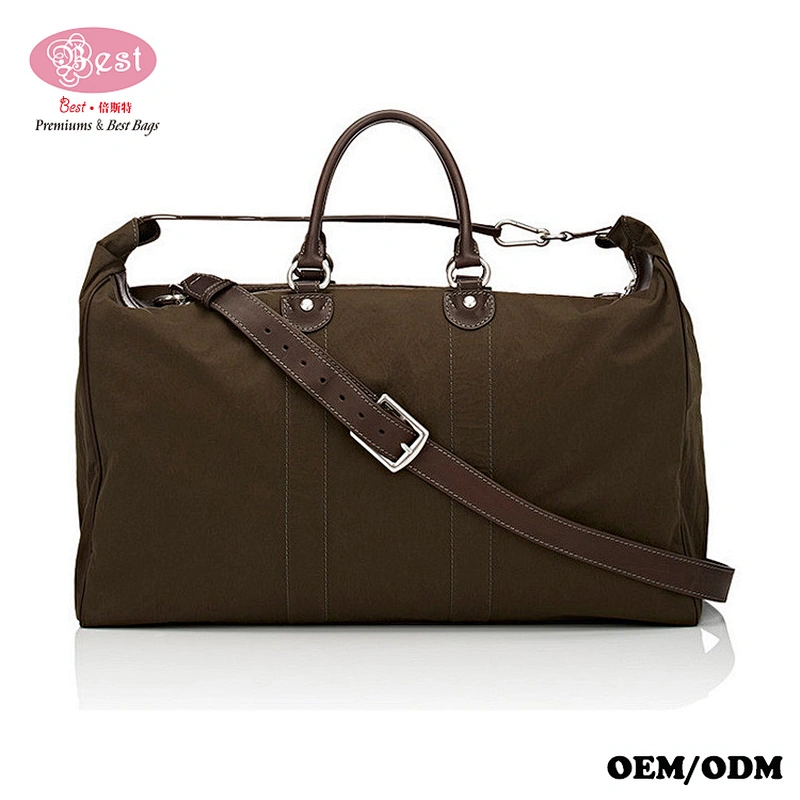 The Best Selling Stylish Canvas with Leather trim & protective feet at base Weekeder bag