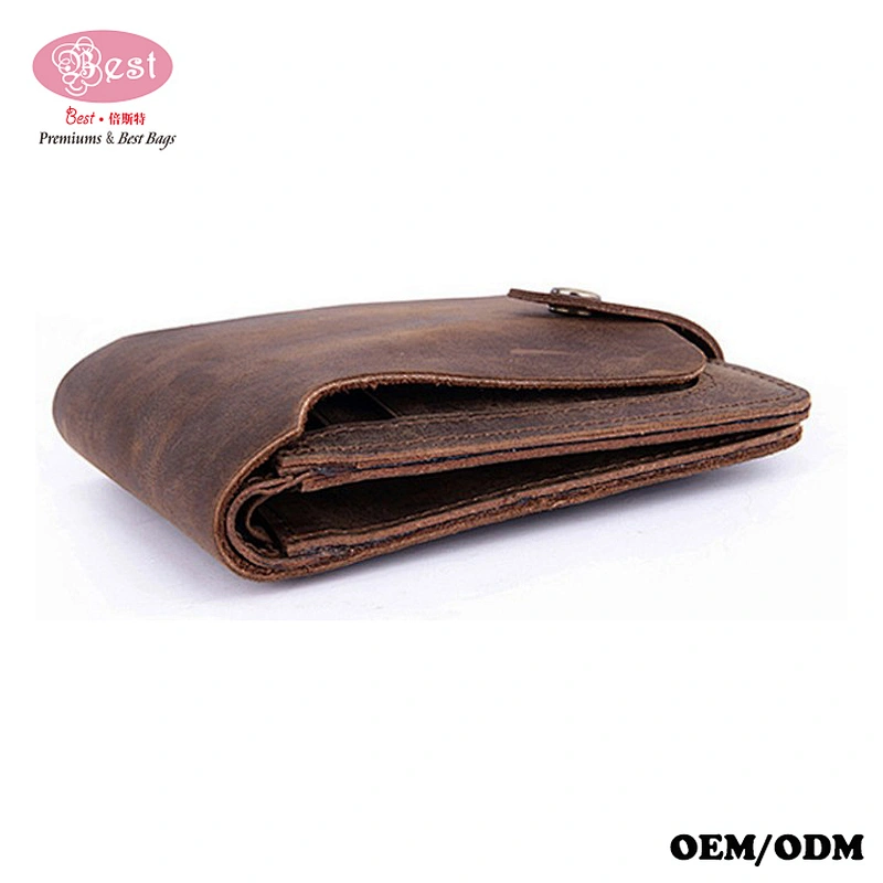 Wholesale Leather Purse Card Organizer Pouch Unisex Leather Wallets