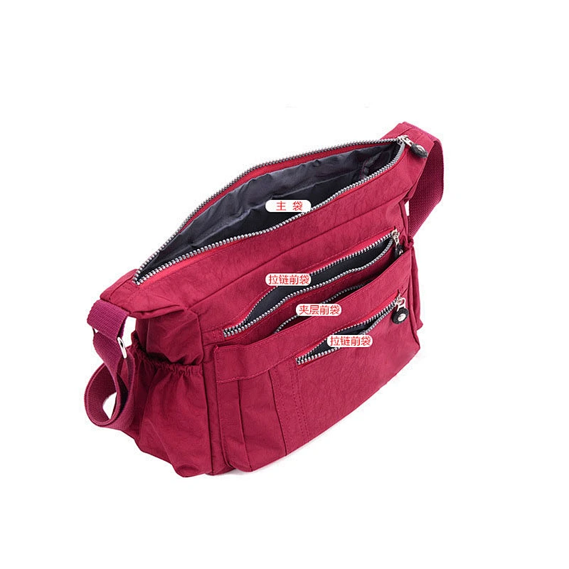 Waterproof cold resistant fashionable and versatile comfortable and light leisure bag shoulder bag for travel or shopping