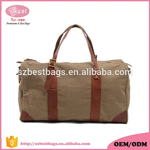 Premium luggage travel bags weekender travel bag Italian travel bag