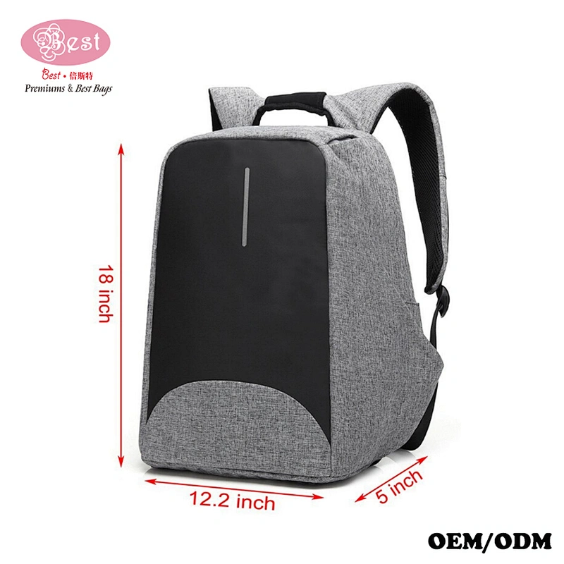 Anti-theft Business Laptop Backpack with USB Charging Port Fits to 15.6 Inch Computer