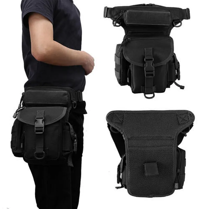 Military Drop Leg Bag Tool Fanny Thigh Pack Pouch Motorcycle Thermite Versipack