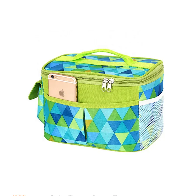 OEM soft waterproof frozen insulated 6 can cooler bag with zipper for frozen food