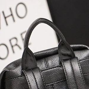 2019  Popular Pu Backpack Brand For Teens