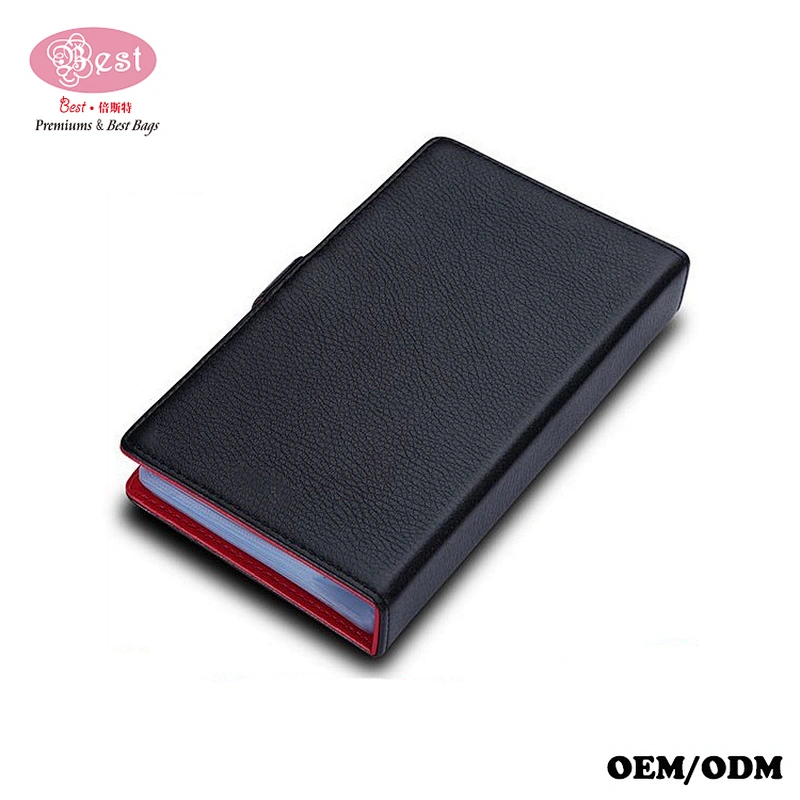 2019 Hot Selling pop up cheap pocket leather business card holder