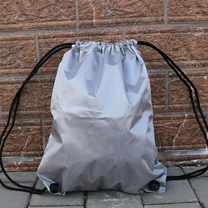 Polyester drawstring backpack swim football basketball soccer drawstring bag