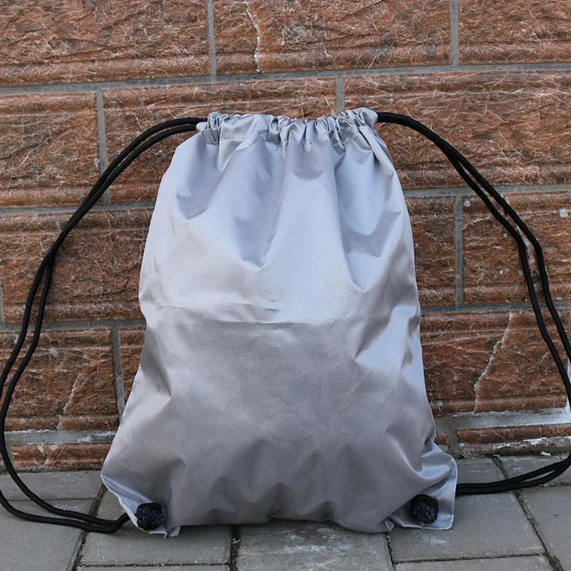 Polyester drawstring backpack swim football basketball soccer drawstring bag