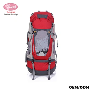 Waterproof Nylon 80L Camping Bag Unisex Sports Backpack Travel Backpack