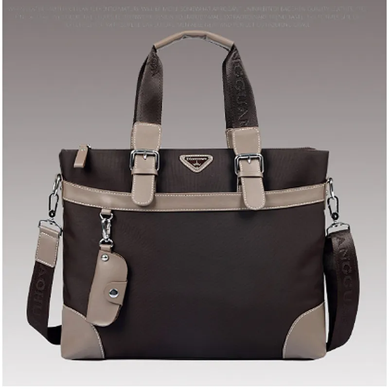 Famous brand mens business work handbag satchel hand bag for men