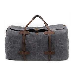 On Line Shopping HK Designer Brand Waxed Water-repellent Canvas Large Capacity Travel Bag