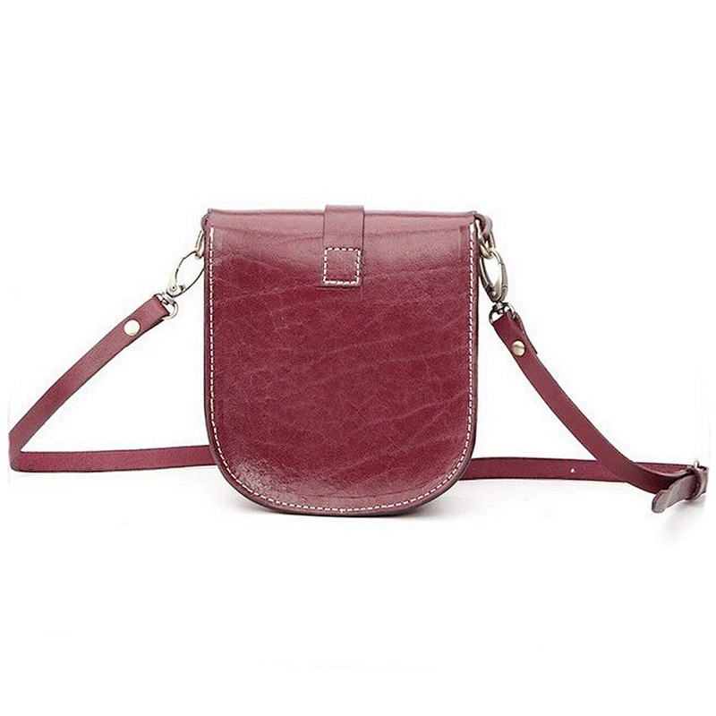 Handmade Vegetable Tanned Leather Mini Crossbody Bag Lady Handbags Christmas Gift For Her Leather Sling Bag Handbags