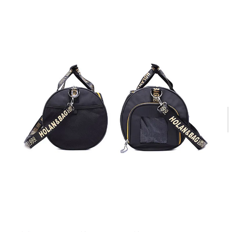 Wholesale fashionable waterproof sport polyester gym duffle workout bag