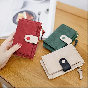 Custom folding wristbands handbag car key card holder wallet for ladies