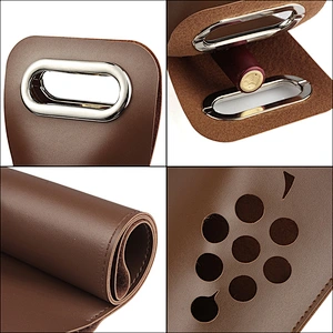 Custom colorful Exquisite reusable PU double single wine air bag protection for wine