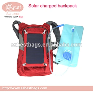 wholesale solar battery backpack with solar panel