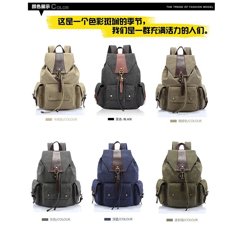 Amazon top sellers versatile large capacity durable canvas backpack for college students for outdoor sports or school