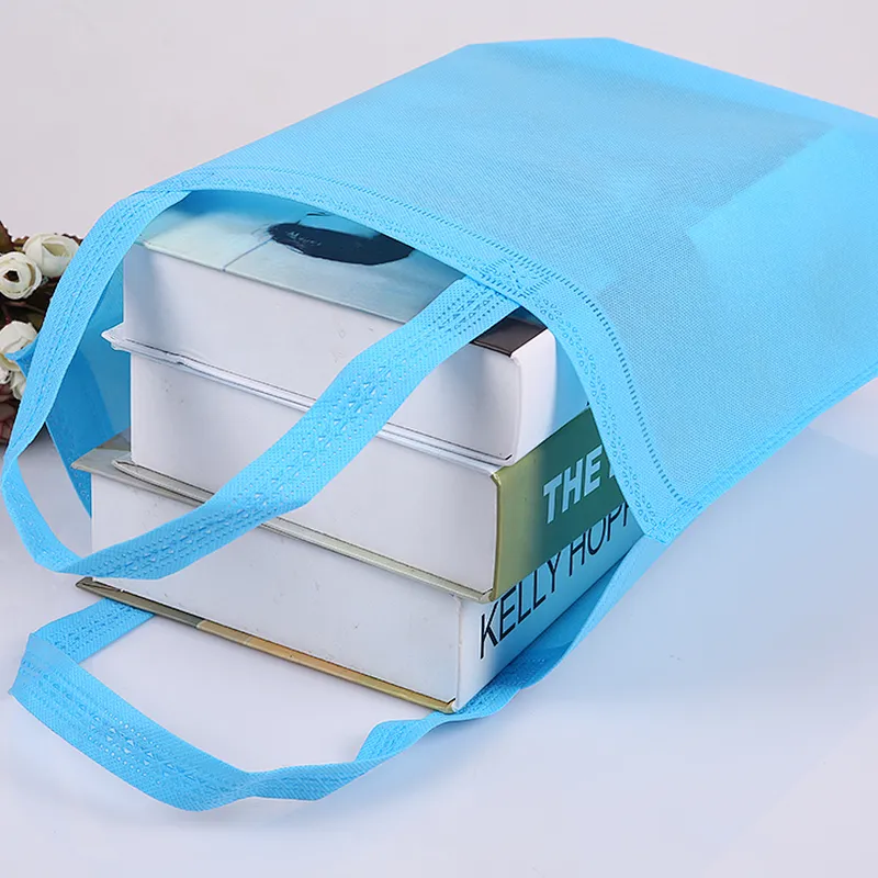 Custom made standard size non woven non-woven fabric logo shopping bags for shopping