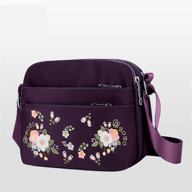 2020 Amazon top sellers elegent practical simple big capacity lady embroidered shoulder bags for women for shopping