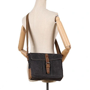 New Men's waxed canvas bag making machine eco bag canvas wholesale custom canvas tote bag