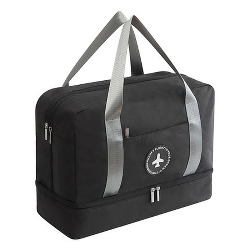 Outdoor Travel Sports Storage Organizer Travel Duffel Bag with Shoes Bag