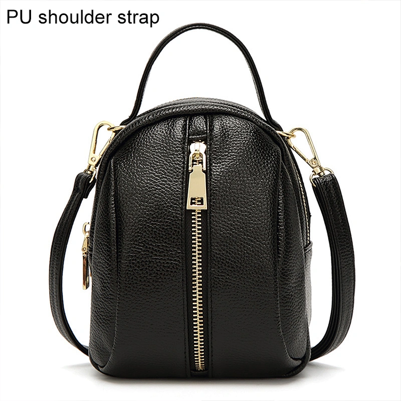 Stylish side mini crossbody long metal chain strap shoulder sling handbags for ladies