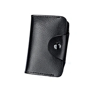 Best Selling Handmade Real Leather Multi C/C Slots Gusset Design Credit Card Holder Wallet