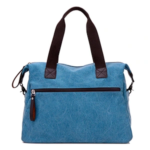 Travel Multi Pocket Tote Large Capacity canvas Crossbody Shoulder Bag Ladies Handbag