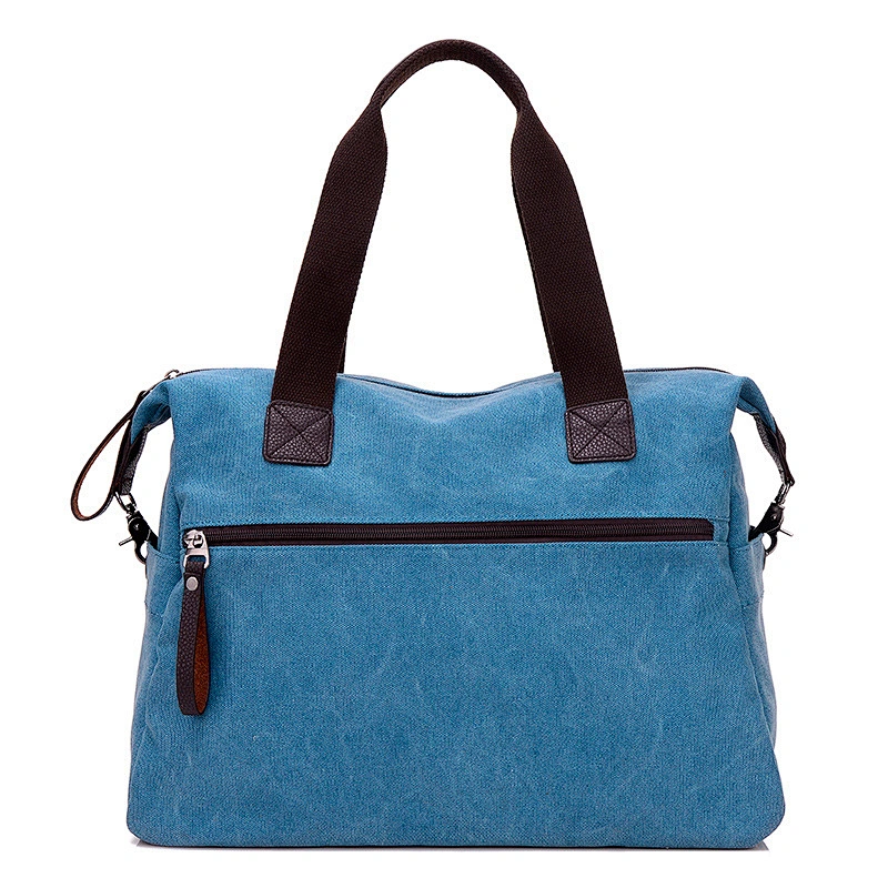Travel Multi Pocket Tote Large Capacity canvas Crossbody Shoulder Bag Ladies Handbag