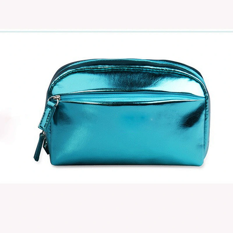 2019 Amazon Top Seller New Design Wash Bag PU Cosmetic Travel Makeup Bag with two zippers