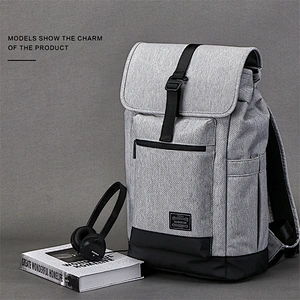2020 new leisure practical fashion waterproof men' laptop backpack with USB anti-theft design  for working