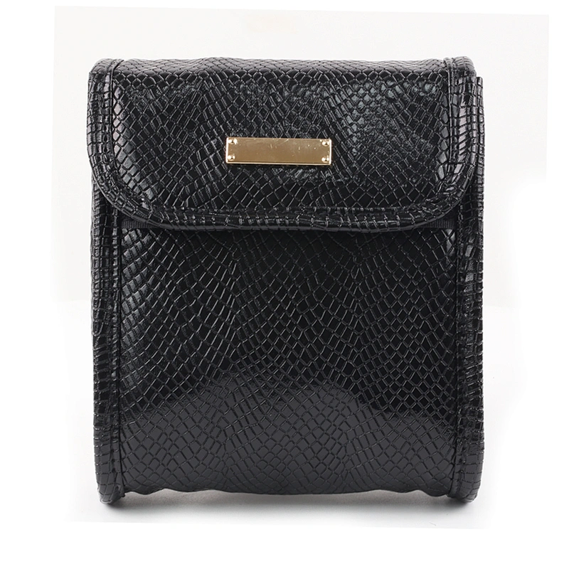 High Quality Custom Men PU Leather RFID  Waist Bag For Wholesale
