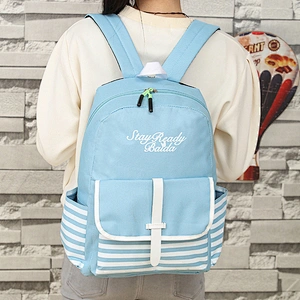 2020 Best selling Korean style lightweight printing backpack school girls for College Students