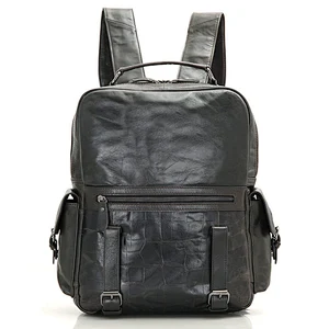 Outdoor Rucksake Premium Vintage Leather Dailay Leisure Backpack Men Laptop Travel Backpack