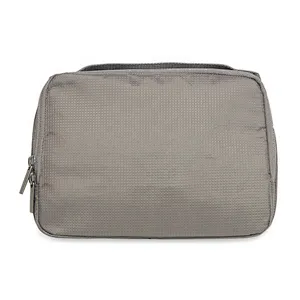 Square fabric private label hotel toiletry kit men toilet bag for travel