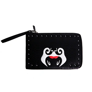 Imported Polyester Fiber Cash Zipper Bag Women handbags with short strap