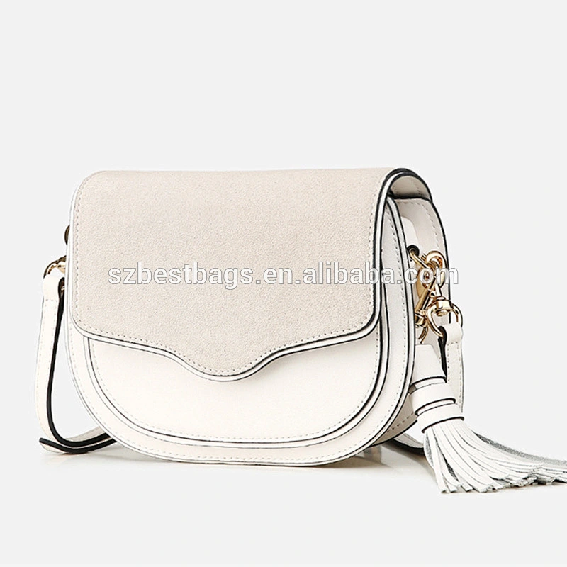 Suede Leather Shoulder Bag Tassel Crossbody Bag Female Genuine Leather Handbags