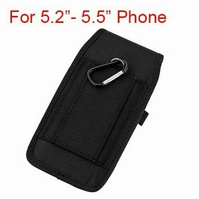 Belt Loop Hook Carabiner Holster Closure Nylon Bag Pouch