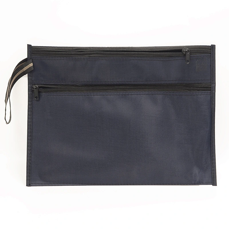 Hot Selling Oxford Cloth Handbag File Bag Conference Bag Briefcase with two zippers