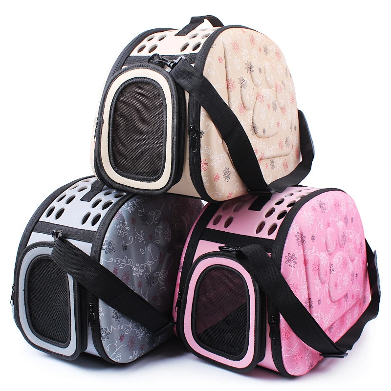 Customized collapsible cloth dog packs cat sling carrier pet sleeping shoulder bag