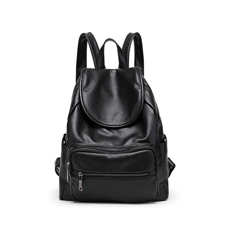 Fashion Shoulder School Bag Rucksack Women Girls PU Leather Backpacks