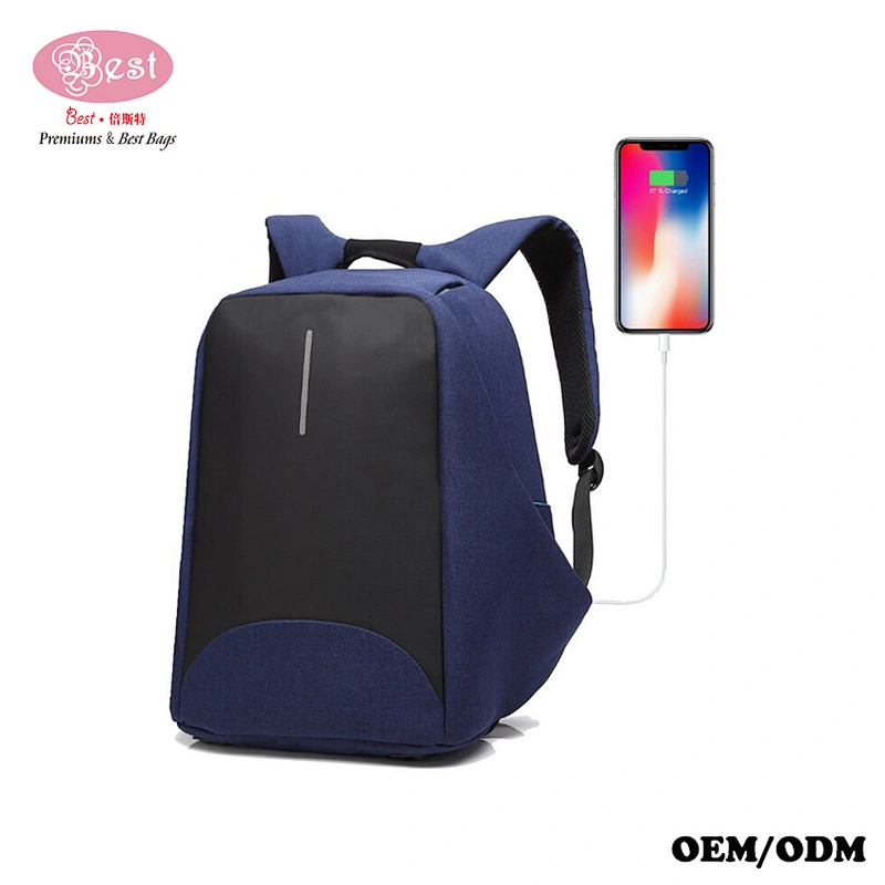 Anti-theft Business Laptop Backpack with USB Charging Port Fits to 15.6 Inch Computer