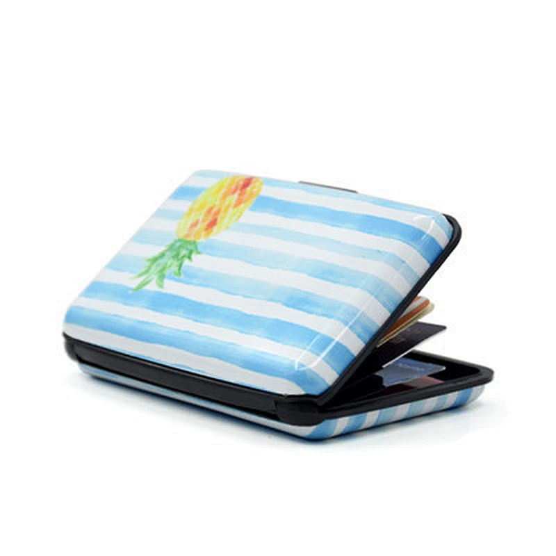 Aluminum Business Credit Card Holder Custom Portable Wallet for Promotional Gifts