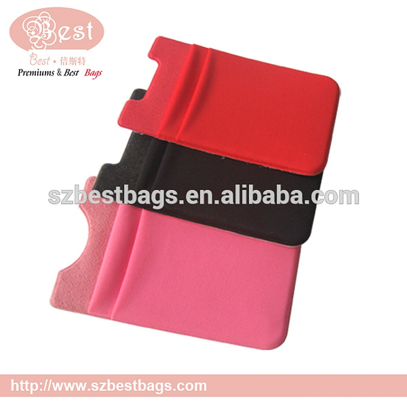 3m card holder silicon lycra for smart wallet mobile phone card holder