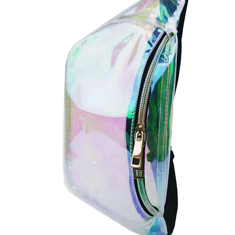 New design double layer cosmetic bag clear with handle custom organizer Zipper