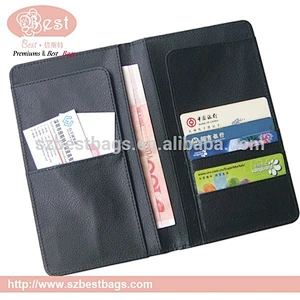 RFID blocking secure passport holder card holder wallet